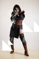 Moira Cosplay Yennefer Magic Standing Pose