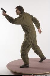 Man Young Athletic White Martial art Standing poses Army