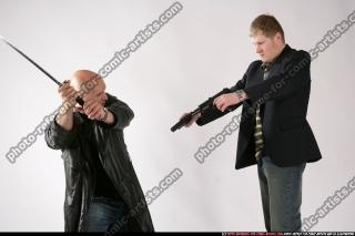 JANISONE FIGHT KATANA VS GUNS