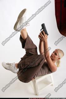 Iva falling shooting pistol female