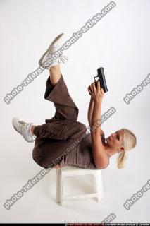 Iva falling shooting pistol female