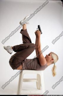 Iva falling shooting pistol female