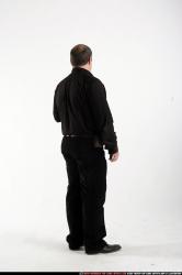 Man Old Chubby White Martial art Standing poses Casual