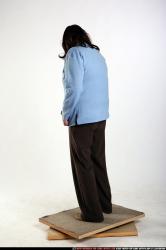 Woman Old Chubby White Daily activities Standing poses Casual
