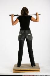 Woman Adult Average White Martial art Standing poses Casual