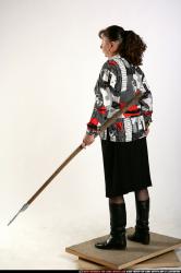 Woman Old Average White Martial art Standing poses Casual