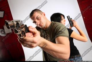 2010 02 AIDEEN STANDING AIMING GUNS2 08