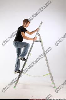 marco-using-ladder