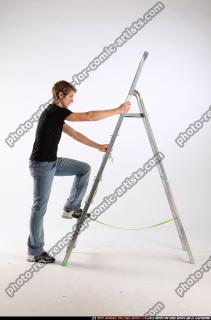 marco-using-ladder