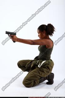 jenna-soldier-kneeling-pistols