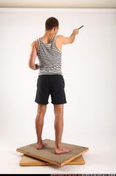 Man Adult Athletic White Magic Standing poses Casual