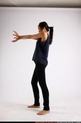 Woman Young Athletic Magic Standing poses Casual Asian