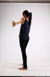 Woman Young Athletic Magic Standing poses Casual Asian