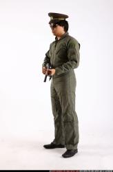 Man Adult Average Neutral Standing poses Army Asian