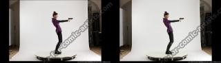 2013 07 3D STEREOSCOPIC INNA STANDING SHOOTING PISTOL 06