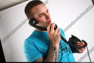 2014 01 ALEX CALLING OLD PHONE POSES 01