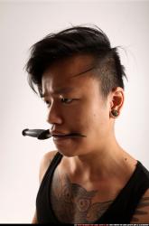 Jerald-mob-knife-teeth-pose