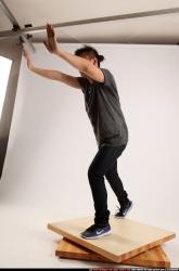 Jerald-standing-pushing