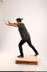 Jerald-standing-pushing