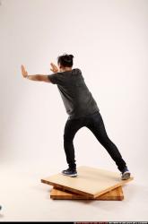 Jerald-standing-pushing