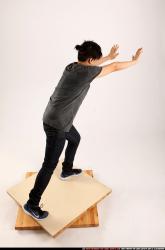 Jerald-standing-pushing