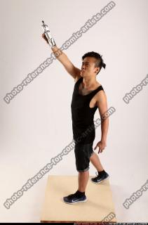 2014 08 JERALD MOB STANDING RAISING UZI 02 A