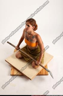 2014 12 AMY PREHISTORIC SITTING NEUTRAL POSE SPEAR 01 A
