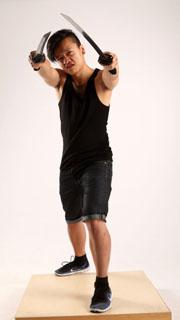 Jerald-mob-dual-swords-pose1