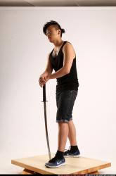 Jerald-mob-lean-on-katana