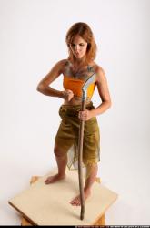 amy-prehistoric-guarding-spear-shield