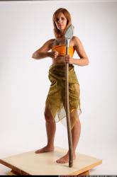 amy-prehistoric-guarding-spear-shield