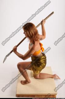 2015 07 AMY PREHISTORIC KNEELING SPEAR ATTACK 02 A