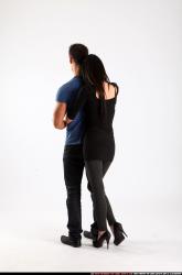 Man & Woman Adult Athletic White Daily activities Standing poses Casual