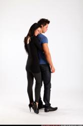 Man & Woman Adult Athletic White Daily activities Standing poses Casual