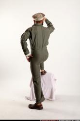 Man Adult Athletic White Neutral Standing poses Army