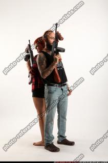 Edgar-back-to-back-tommyguns