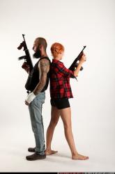 Edgar-back-to-back-tommyguns