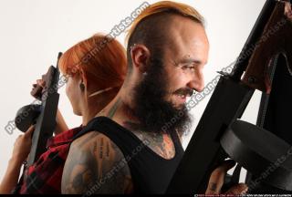 Edgar-back-to-back-tommyguns