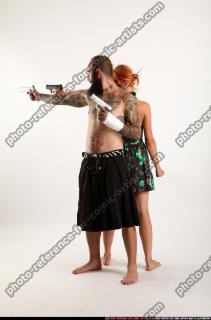 2017 01 COUPLE5 PISTOLS POSE1 AIMING 03