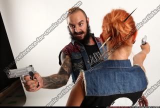 2017 02 COUPLE5 PISTOLS POSE2 SHOOTING 09