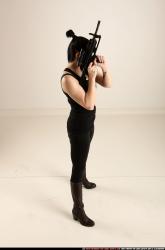 claudia-standing-m4a1-pose