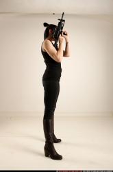 claudia-standing-m4a1-pose