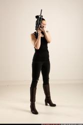 claudia-standing-m4a1-pose