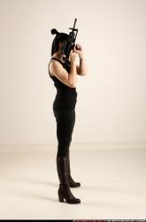 claudia-standing-m4a1-pose