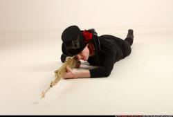 victoria-steampunk-laying-aiming-rifle