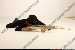 victoria-steampunk-laying-aiming-rifle