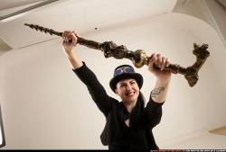 claudia-steampunk-cane-defend