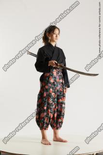 Japanese woman with sword Saori