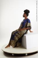 SITTING AFRICAN WOMAN DINA MOSES 04