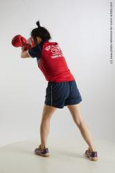 Woman Adult Average Fight Sportswear Asian